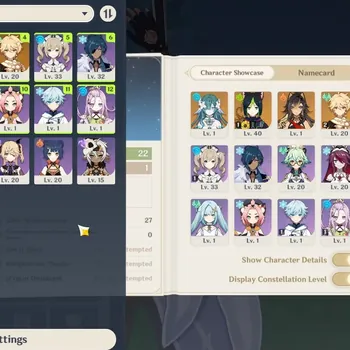 Genshin Impact Accounts Others Asia|AR 22|1 Limited (Vodyanitsa)|Standard (Dehya,Tighnari)|Reuni On|Male MC|Take Mail|Check