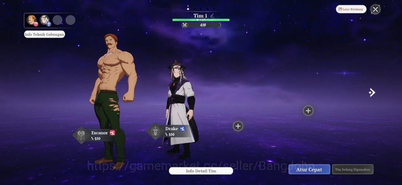 The Seven Deadly Sins: Origin Accounts EU | Fresh Starter Lvl 2 |3 SSR| Drake, Escanor, G image 6