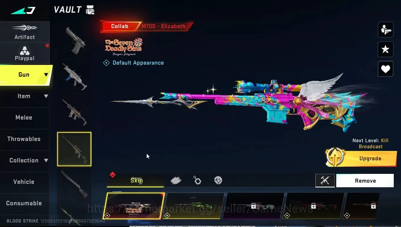 Blood Strike Accounts ASIA|ETERNAL DEagle-Scorpius Lv2, Spear-Relic|Coll image 13