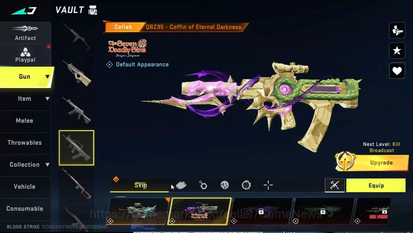 Blood Strike Accounts ASIA|ETERNAL DEagle-Scorpius Lv2, Spear-Relic|Coll image 19
