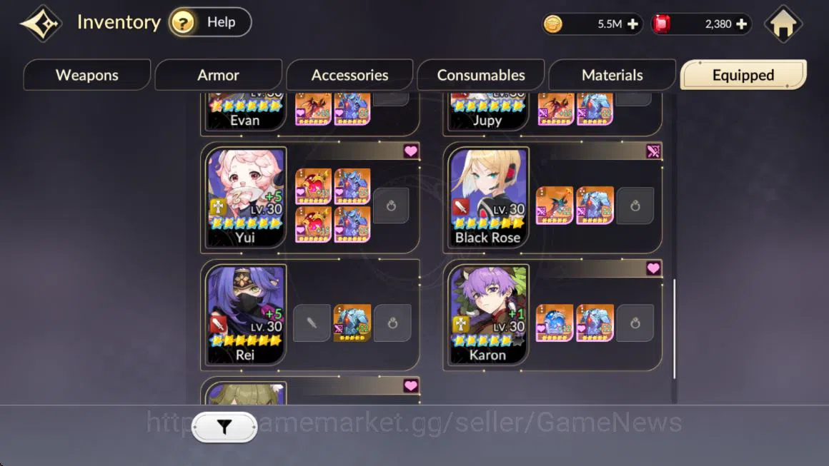 Seven Knights Re:Birth Accounts [Re:BIRTH]Global300xx|19 Legend,5 SPECIAL|TeoTc6,R image 4