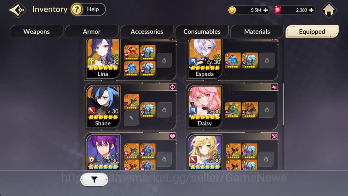 Seven Knights Re:Birth Accounts [Re:BIRTH]Global300xx|19 Legend,5 SPECIAL|TeoTc6,R image 5