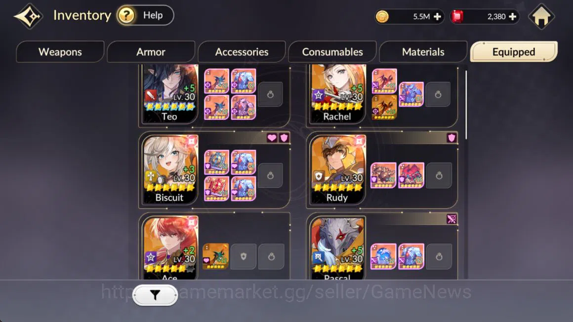 Seven Knights Re:Birth Accounts [Re:BIRTH]Global300xx|19 Legend,5 SPECIAL|TeoTc6,R image 6