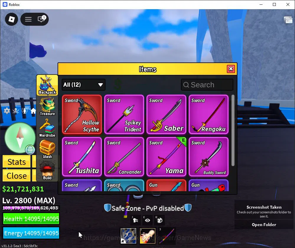 Roblox Accounts Blox Fruit |Lv Max + Dough,GodHuman|21M Beli 35K Frag|2 Myth Weap 2 Legend Fruit |Human V1|Unverif(RBL941) 2