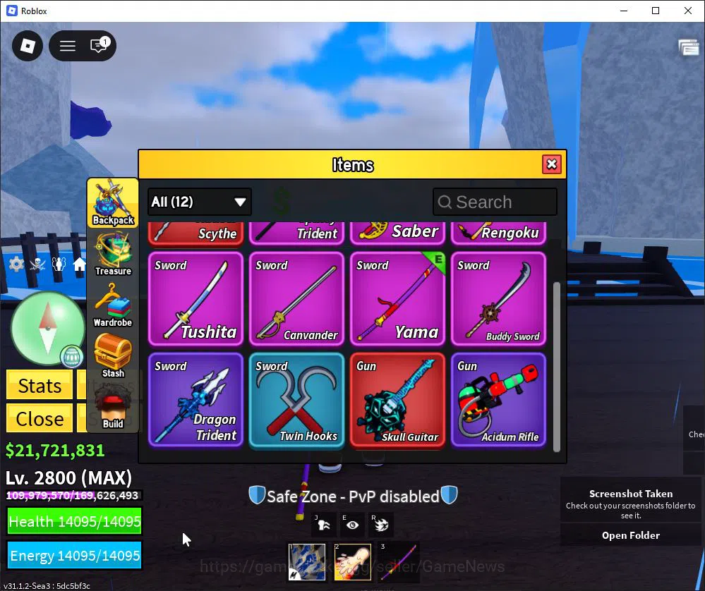 Roblox Accounts Blox Fruit |Lv Max + Dough,GodHuman|21M Beli 35K Frag|2 Myth Weap 2 Legend Fruit |Human V1|Unverif(RBL941) 3