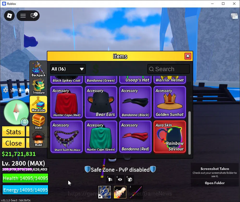 Roblox Accounts Blox Fruit |Lv Max + Dough,GodHuman|21M Beli 35K Frag|2 Myth Weap 2 Legend Fruit |Human V1|Unverif(RBL941) 6