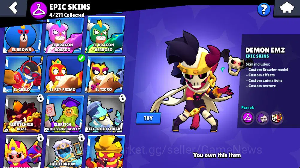 Brawl Stars Accounts 2182Trophy|26 Brawlers 2 Max Lv Legend:Meg Myth:Da image 10