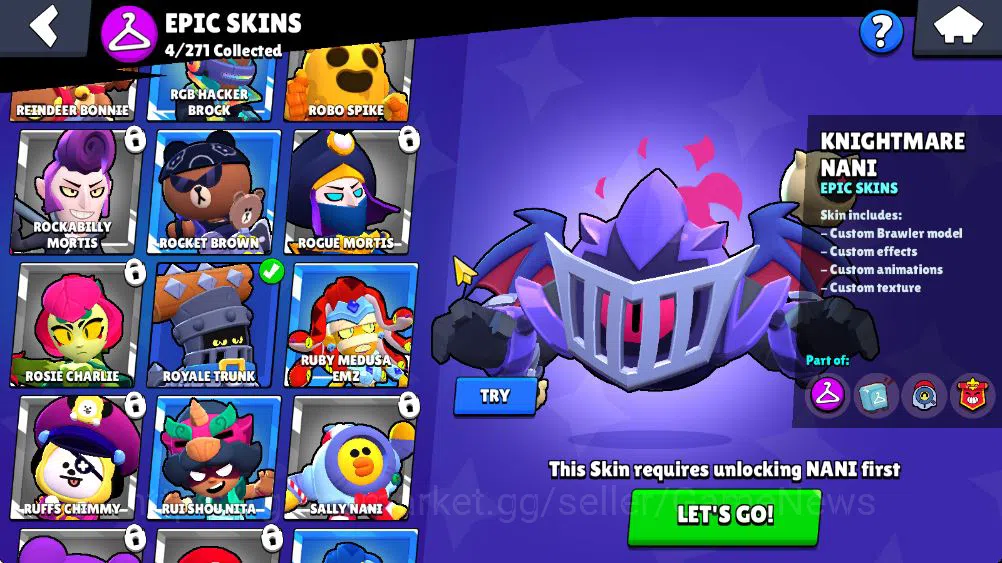 Brawl Stars Accounts 2182Trophy|26 Brawlers 2 Max Lv Legend:Meg Myth:Da image 11