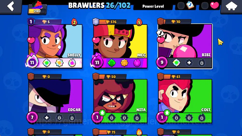 Brawl Stars Accounts 2182Trophy|26 Brawlers 2 Max Lv Legend:Meg Myth:Da image 5