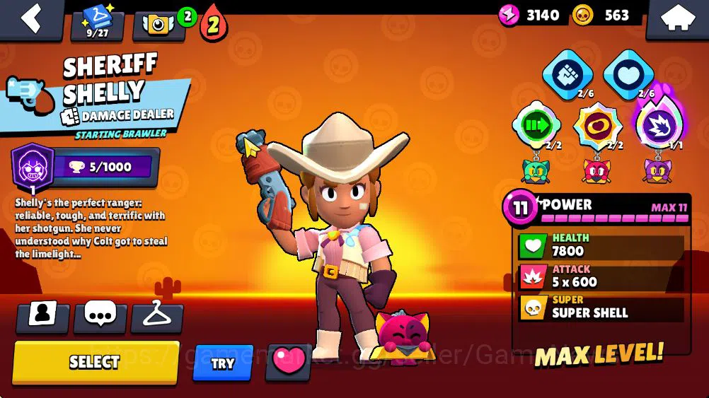 Brawl Stars Accounts 2182Trophy|26 Brawlers 2 Max Lv Legend:Meg Myth:Da image 9