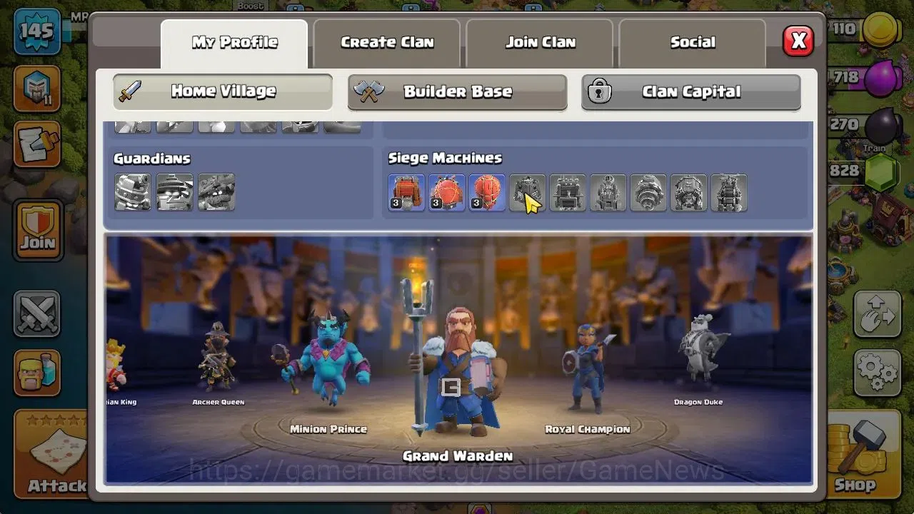Clash of Clans Accounts TH 13-BH 8|LV 145|HH 7|BK 64,AQ 65,GW 40,MP 38,RC  image 5