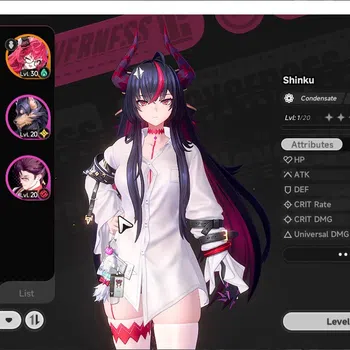 Neverness to Everness Accounts NA|HL 17|Tyc 9|4 S Class 2 Limited(Shinku,Nanally),Jiuyuan A1,Baicang|2 Glider|2 Selector