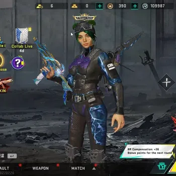 Blood Strike Accounts Collab Skin ASIA|ETERNAL MP7-Tidesong Lv3|ULTRA [EMMA-Azure Wish,RPK,FN2000,AUG,INP9,etc]|Collab AOT