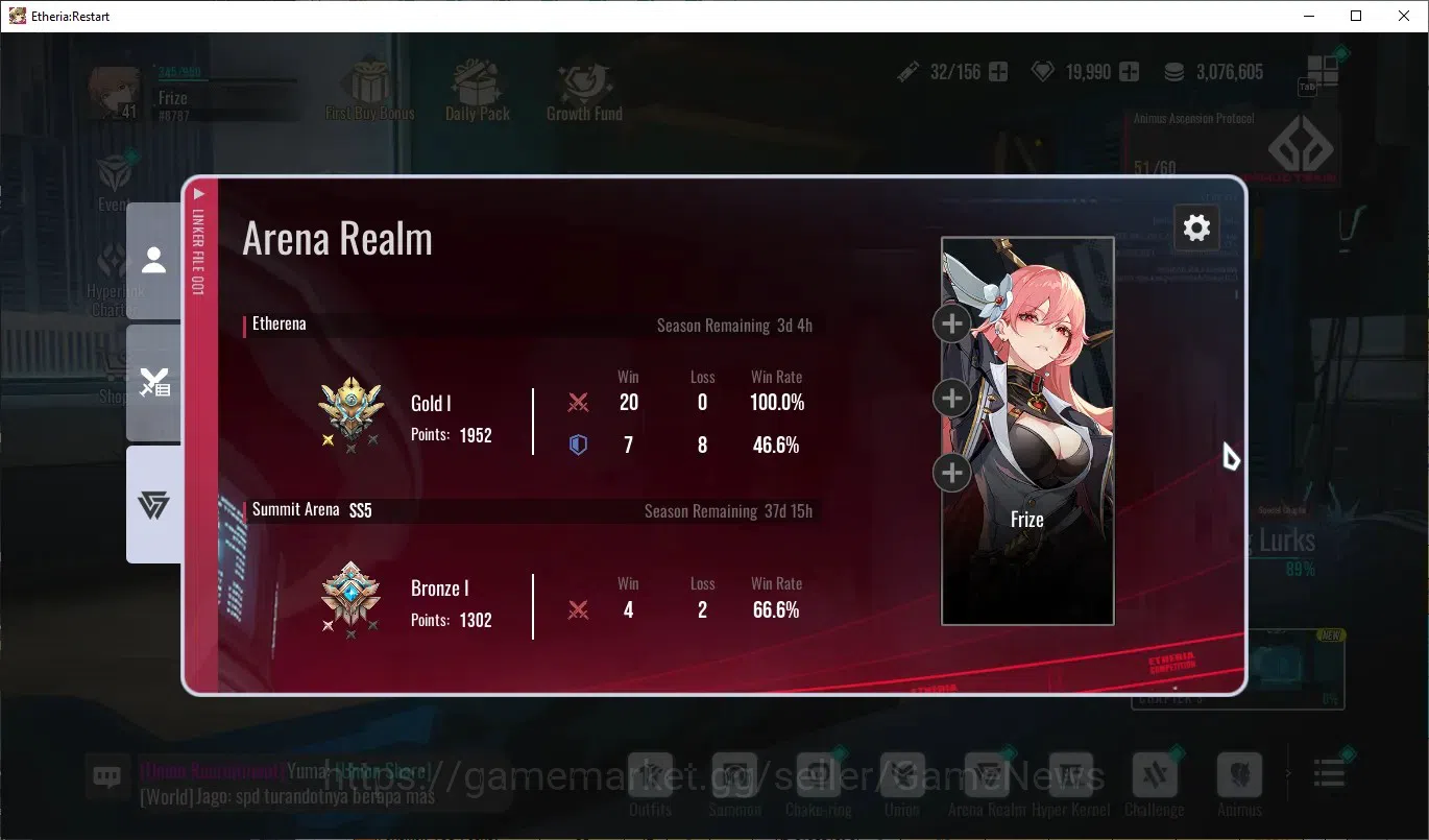 Etheria: Restart Accounts GLOBAL-S25|Lv41|19,9K DM|10 SSR[Yeli,Lian,Plume,Li image 13