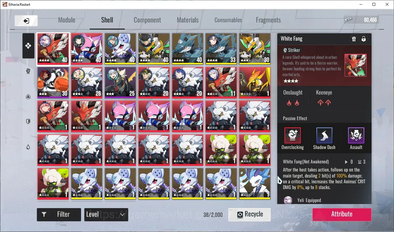 Etheria: Restart Accounts GLOBAL-S25|Lv41|19,9K DM|10 SSR[Yeli,Lian,Plume,Li image 15