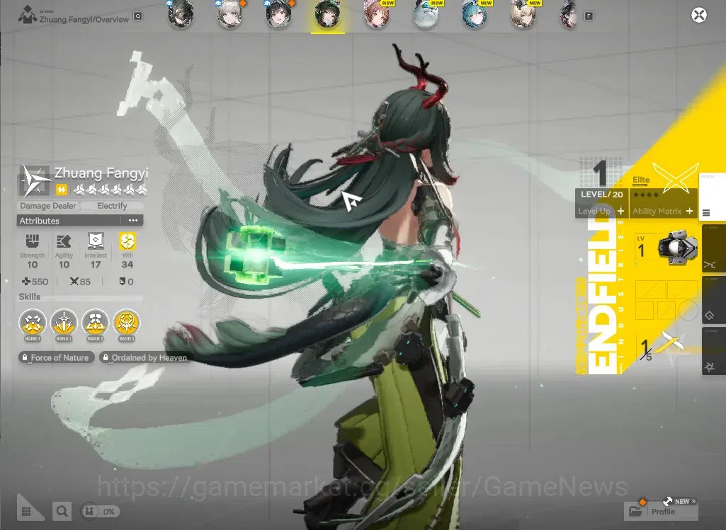 Arknights: Endfield Accounts NA/EU | Starter with Wep Selector | Zhuang Fangyi  image 3