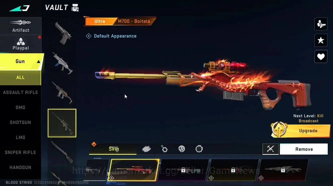 Blood Strike Accounts ASIA|ETERNAL AUG-Empyrean Lv3|ULTRA M700-Boitatá|2 image 4