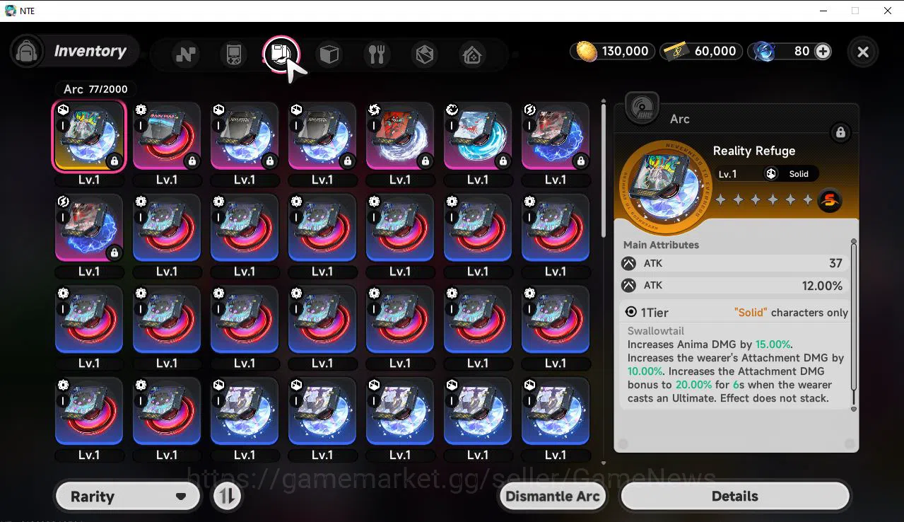 Neverness to Everness Accounts GLOBAL EU|HL 3|1 SSR Limited Nanally|1 S Arc|4 SR  image 4