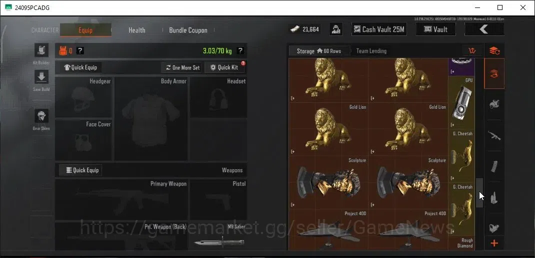 Arena Breakout Accounts MOBILE Lv30|SV 65.2M|CV 25M|8 Set|maelstrom AUG,GM image 4