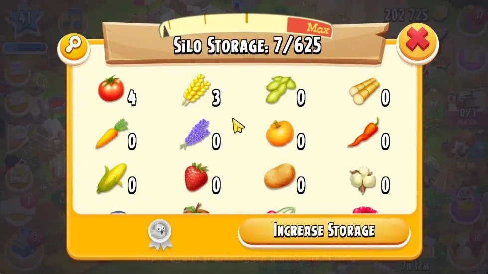 Hay Day Accounts Level 41 | Barn Storage 1100 + Silo Storage 625 |  image 10