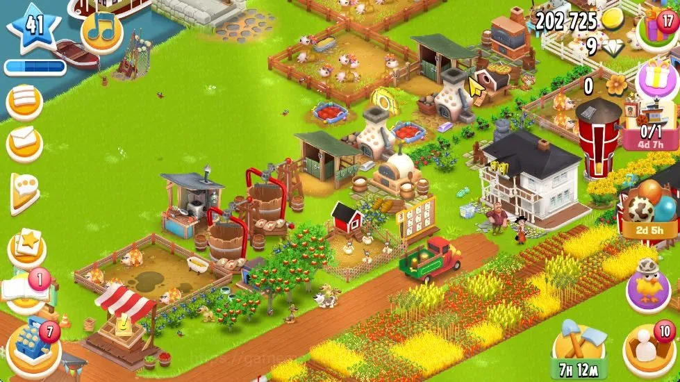 Hay Day Accounts Level 41 | Barn Storage 1100 + Silo Storage 625 |  image 2