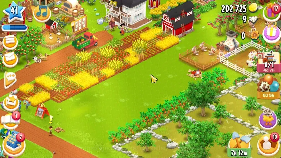 Hay Day Accounts Level 41 | Barn Storage 1100 + Silo Storage 625 |  image 3