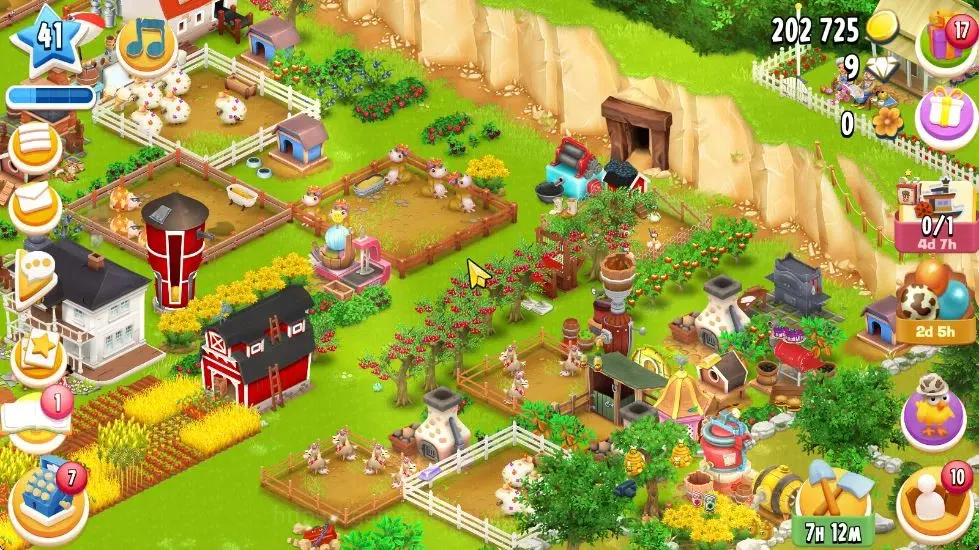 Hay Day Accounts Level 41 | Barn Storage 1100 + Silo Storage 625 |  image 4