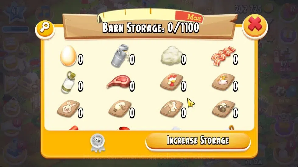 Hay Day Accounts Level 41 | Barn Storage 1100 + Silo Storage 625 |  image 9