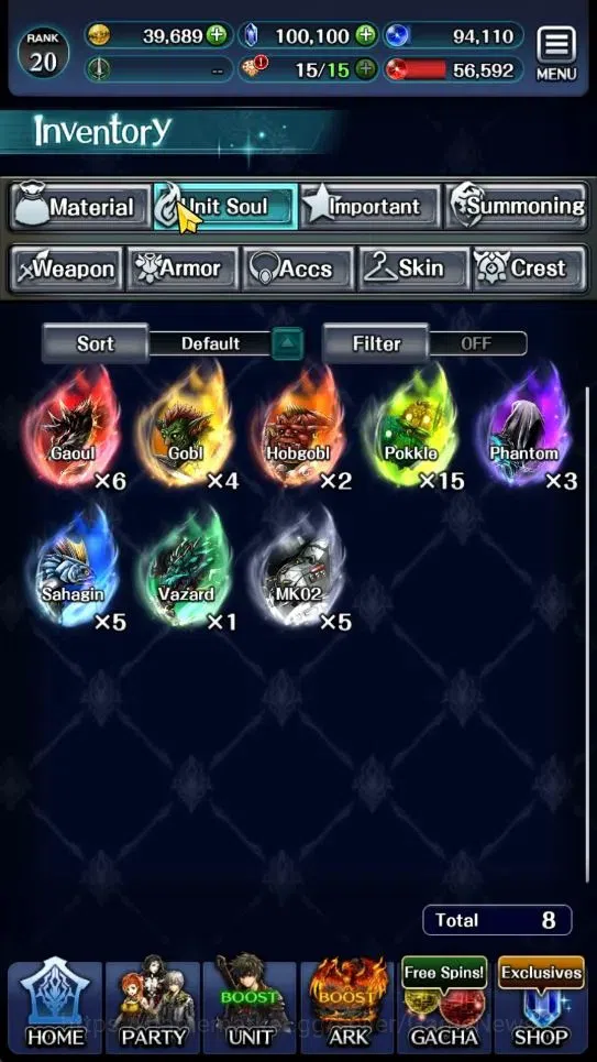Last Cloudia Accounts GLOBAL|Rank 20|100K Crystal|Top Tier Unit [Demon L image 12