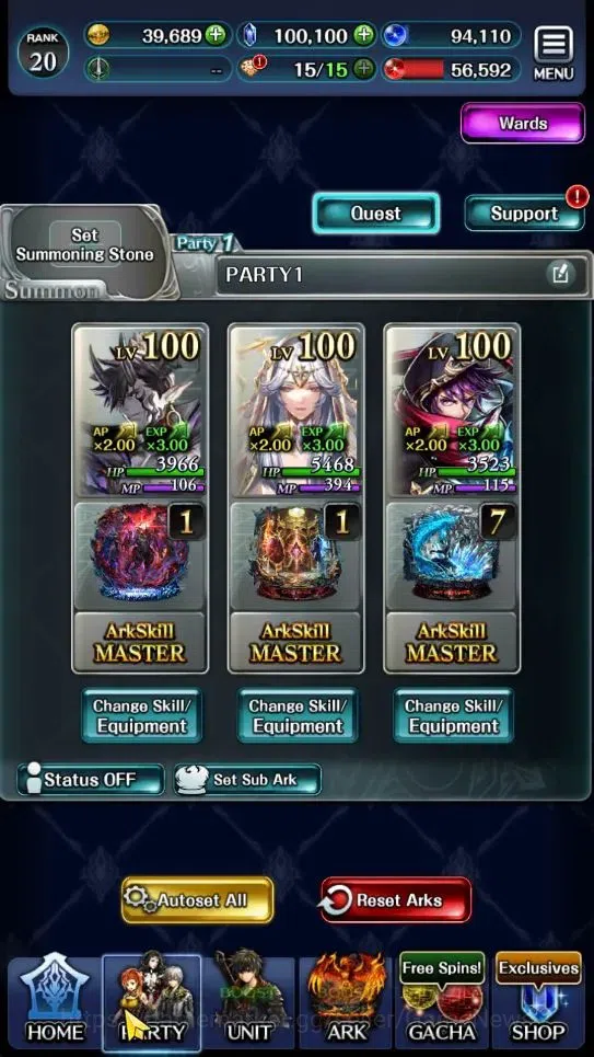 Last Cloudia Accounts GLOBAL|Rank 20|100K Crystal|Top Tier Unit [Demon L image 7