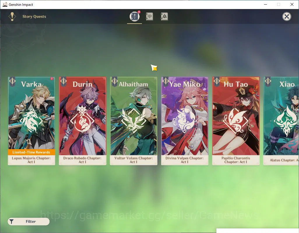 Genshin Impact Accounts Asia|AR 56|8 Limited +3(5*Weapon)|Wriothesly+sign, image 10