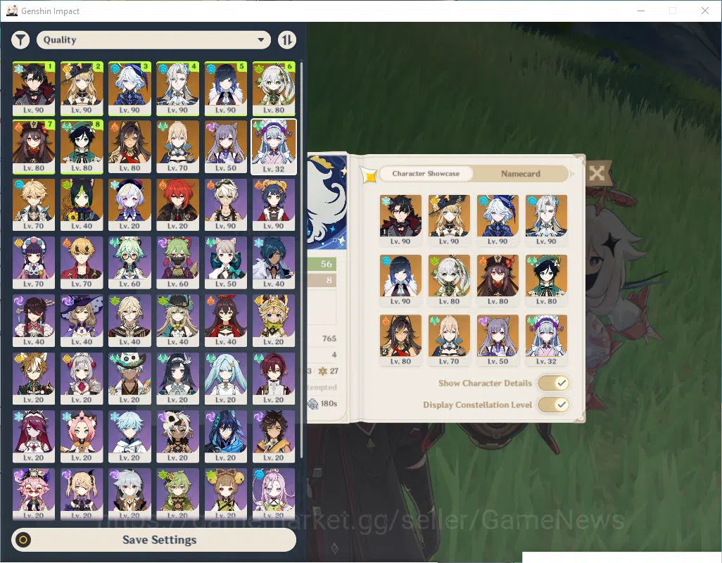 Genshin Impact Accounts Asia|AR 56|8 Limited +3(5*Weapon)|Wriothesly+sign, image 2
