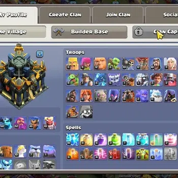 Clash of Clans Accounts High-End TH17-BH10|Lv.196|BK67,AQ96,M50,GW52,RC41,DD10|BM26-BC22|HH11|6 Legendary,8 Gold