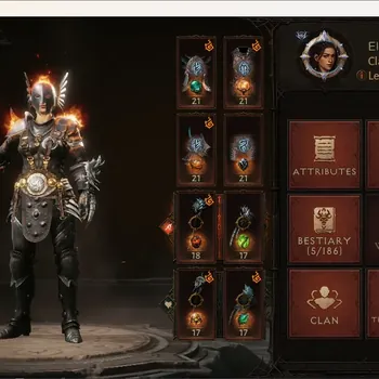 Diablo Immortal Accounts High-End NA - High Heaven|Lv.60 (1343)Druid-Slinger|CR 52583|Reso 510|Inferno X|2 Familiars Lv.30|1