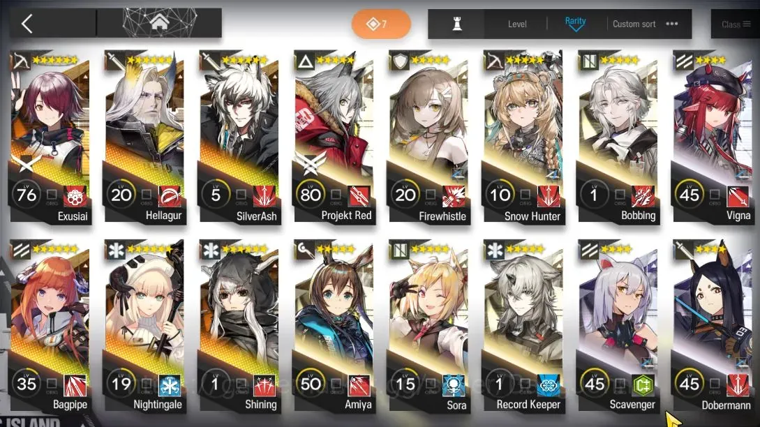 Arknights Accounts Starter Global | Lv 16 Starter | 4x6 Star Ops (Exusiai,Hellagur,SilverAsh,Bagpipe,Nightingae,Shining 1
