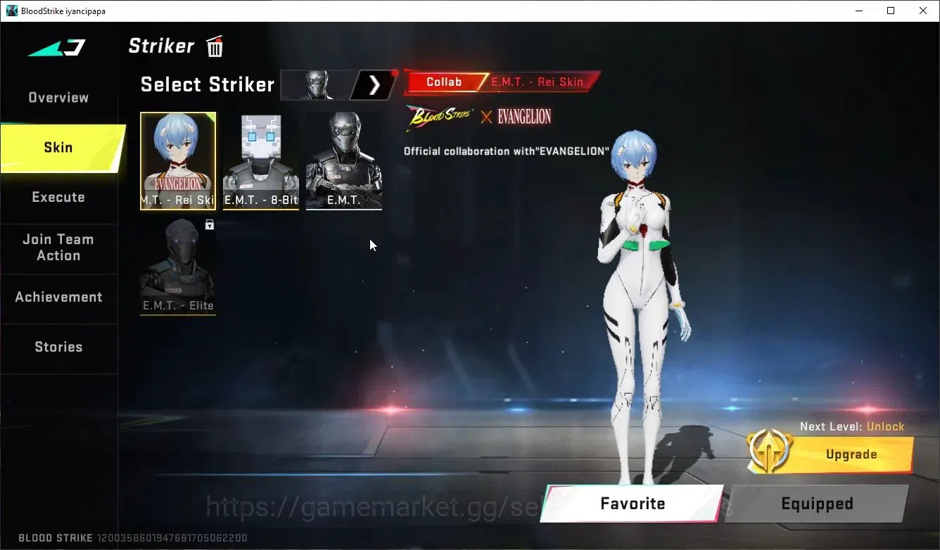 Blood Strike Accounts ASIA|7 ETERNAL[MAX AUG,[Kraken,KAG6,M700,Spear,M82 image 10