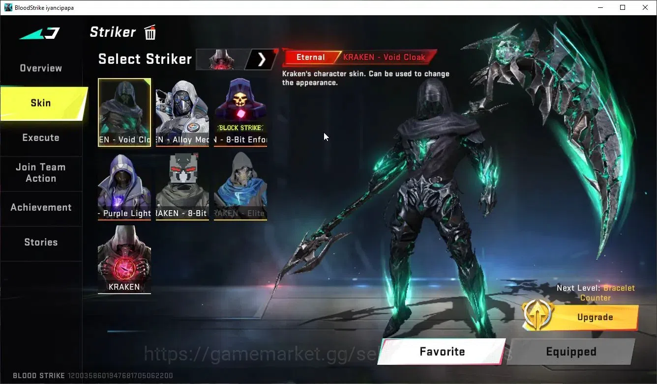 Blood Strike Accounts ASIA|7 ETERNAL[MAX AUG,[Kraken,KAG6,M700,Spear,M82 image 3