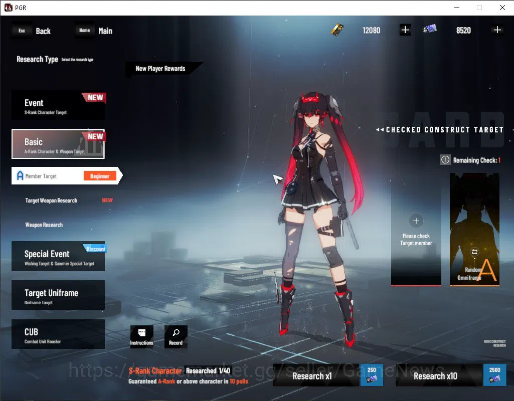 Punishing: Gray Raven Accounts EU | Lv 45 | Ready Gacha | 12K BC+2,6K YC+8,5K Blu image 6