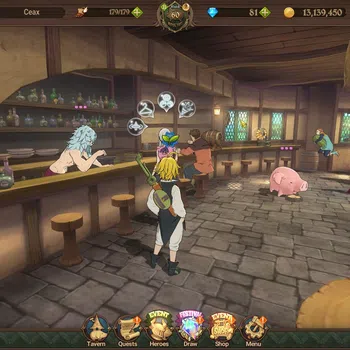 The Seven Deadly Sins: Grand Cross Starter Global|1,4M CC| Starter | CH 4 | 5 UR | Meresca, K image 1