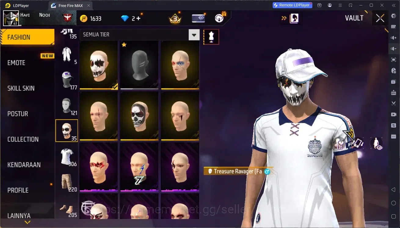 Free Fire Accounts Indonesia | M1887 Emerald Power | M1887 Hand of Ho image 11