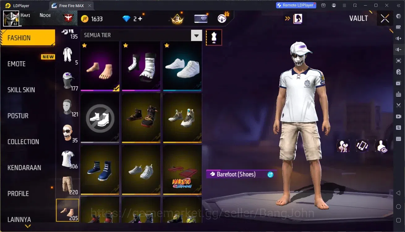 Free Fire Accounts Indonesia | M1887 Emerald Power | M1887 Hand of Ho image 14