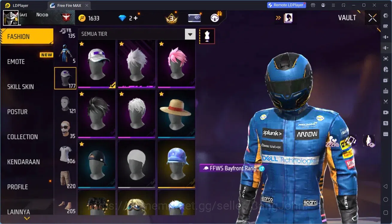Free Fire Accounts Indonesia | M1887 Emerald Power | M1887 Hand of Ho image 9