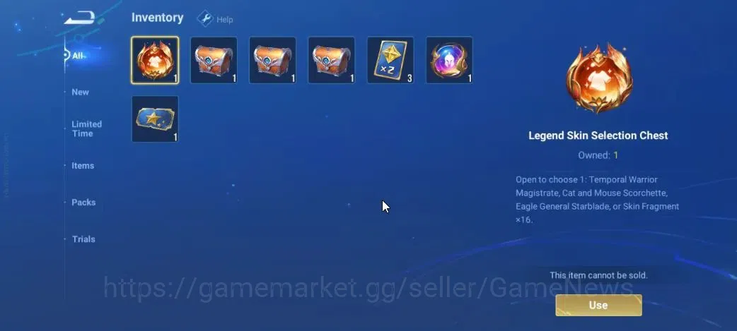Honor of Kings Accounts Hero 15 Skin 4|Starter with Legend Skin Selection  image 4