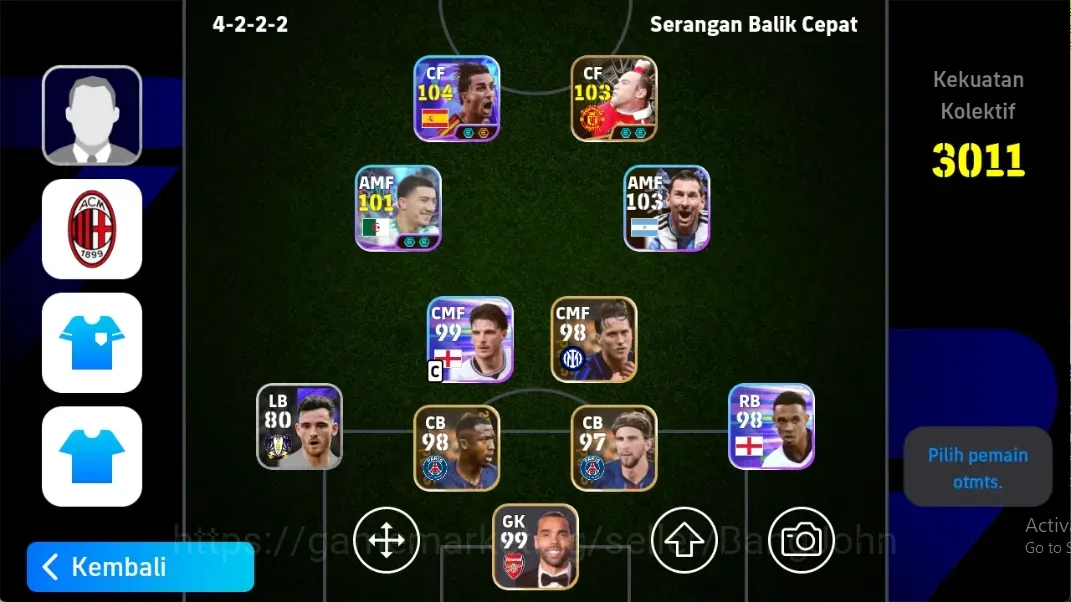 eFootball Accounts Legends & Iconic Players Android|PW 3011|EPIC DidierBrogba WayneRooney,Showtime FerranTorres LamineYamal 1