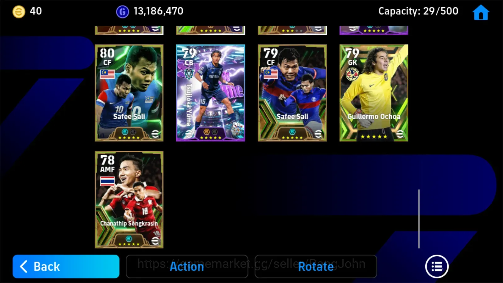 eFootball Accounts Legends & Iconic Players Android|PW 3186|Collab Inzaghi|Epic Thuram Casillas Fletcher Mokhtar NeymarJr 1