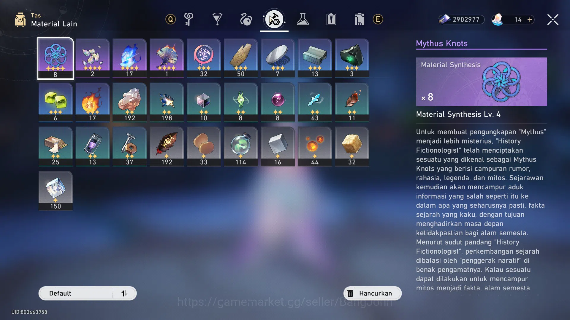 Honkai Star Rail Accounts ASIA | TL36 | 3 Limit | Cyrene, Robin, Fugue, Arch image 7