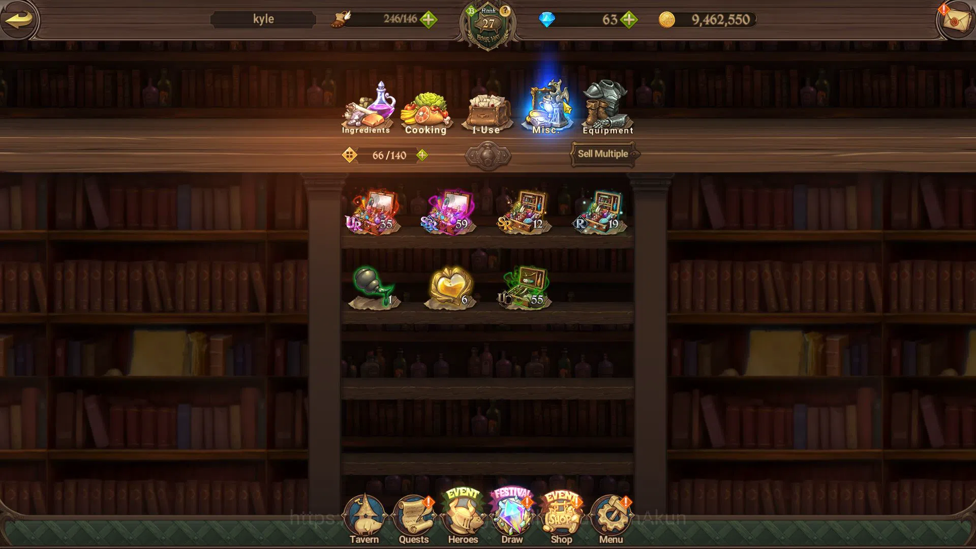 The Seven Deadly Sins: Grand Cross Accounts Asia|760K CC|4 UR|Merlin & Escanor,Oppressor Demon image 10