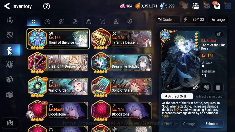 Epic Seven Accounts Global Unverif|New Era|6 ML(LOT Scale,BoRunka,RO L image 10