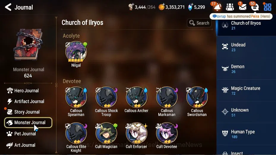 Epic Seven Accounts Global Unverif|New Era|6 ML(LOT Scale,BoRunka,RO L image 20