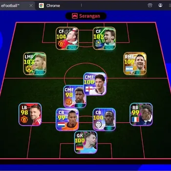 eFootball Accounts High-End Android|PW 3124|BigT Messi,Epic Rooney,Epic Marco Reus,Epic Aubameyang,Epic Shevchenko,Epic